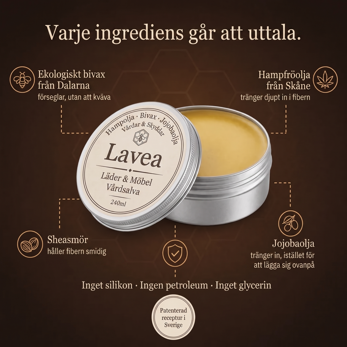 Lavea — Den klassiska sadelmakarsalvan för läder