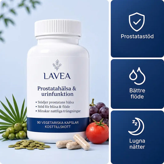 Lavea - Naturligt stöd för prostatan